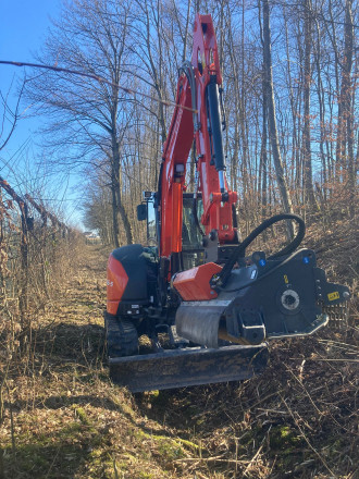 Minibagger Schlegelmulcher 120cm 5.5to 