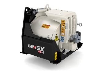 SIMEX PLB450 Flächenfräse Anbaugerät Bagger mit Schnellwechsler MS08 