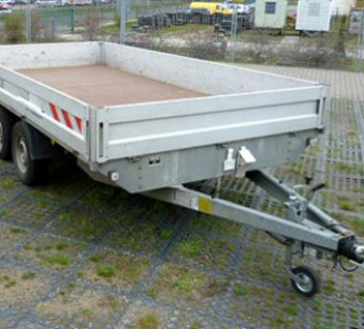 PKW Anhänger Hochlader Tandem Böckmann Ges.-Gew. 2700 kg 