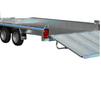 PKW Plattform Anhänger mit Rampe Hapert HV 3000 Ges.-Gew. 3000 kg 