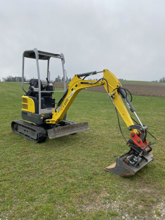 Minibagger Wacker Neuson verstellbares Fahrwerk 