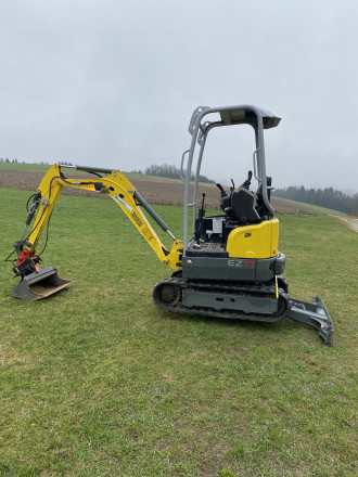 Minibagger Wacker Neuson verstellbares Fahrwerk