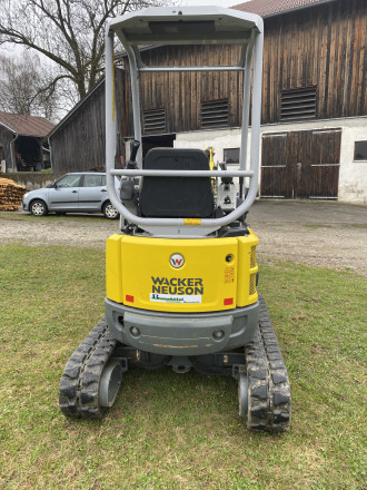 Minibagger Wacker Neuson verstellbares Fahrwerk