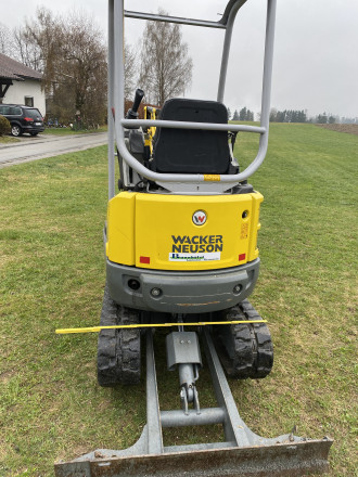 Minibagger Wacker Neuson verstellbares Fahrwerk