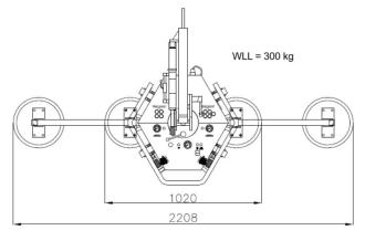 Vakuumheber-Glassauger - GS-600