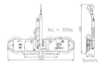 Vakuumheber-Glassauger - GS-450