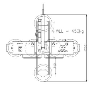 Vakuumheber-Glassauger - GS-450