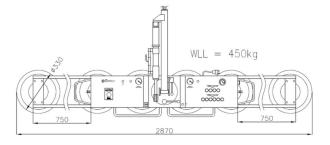 Vakuumheber-Glassauger - GS-450