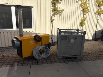 Mobile Ölheizer Set 110 kW
