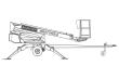 Anhänger Arbeitsbühne Hematec Dino 160 XT