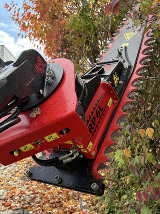 Mense Anbauastschere RP6L pass. für Bagger - 08 tonnen
