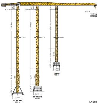Turmdrehkran Liebherr 150 EC-B 8 Litronic 