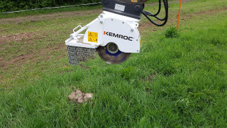 Baumstumpffräse Minibagger KEMROC KST 20 
