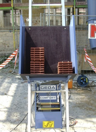 Bauaufzug | Dachdeckeraufzug | Schrägaufzug | GEDA 250 | bis 20m