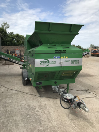 Trommelsiebanlage Zemmler MS 1600 (Doppeltrommel)