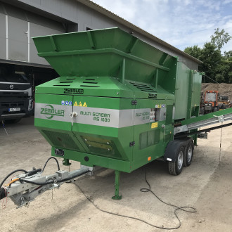 Trommelsiebanlage Zemmler MS 1600 (Doppeltrommel)
