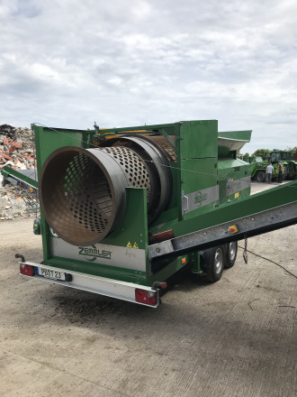 Trommelsiebanlage Zemmler MS 1600 (Doppeltrommel)
