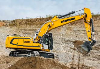 Raupenbagger Liebherr R 936 Verstellausleger 