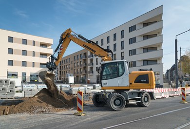 Mobilbagger Liebherr A 916 mieten