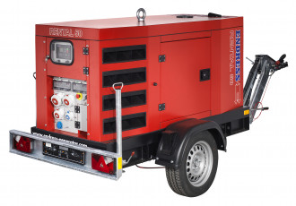 Stromaggregat Anhänger 42 KVA ENDRESS ESE 50 YW/RS - Diesel - 33,6 KW 