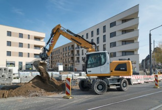 Mobilbagger Liebherr A 916 