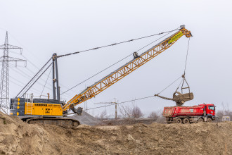 Seilbagger Liebherr HS 8100 - 100t 