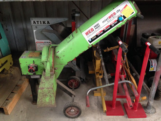 Häcksler 4 cm  230V TURBO grün Gießen