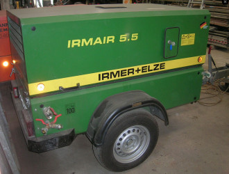 Baukompressor 5.3 m³/min Irmer & Elze 5.5 Saarbrücken