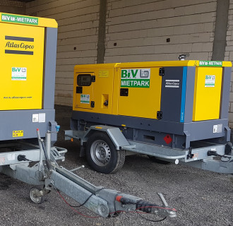 Atlas Copco QAS 40 Stromerzeuger Coburg