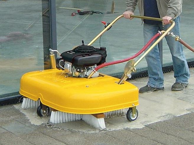 Pflasterverfugungsgerät, Pflastereinkehrmaschine mieten