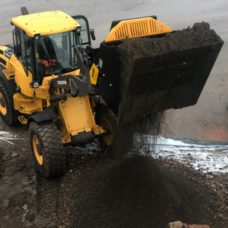 Schaufelseparator MB-HDS314 für Lader, Bagger und Baggerlader