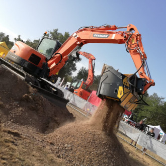 Schaufelseparator MB-HDS214 für Bagger und Radlader