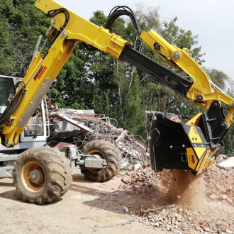 Schaufelseparator MB-HDS214 für Bagger und Radlader