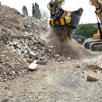 Schaufelseparator MB-HDS323 für Bagger, Baggerlader und Lader