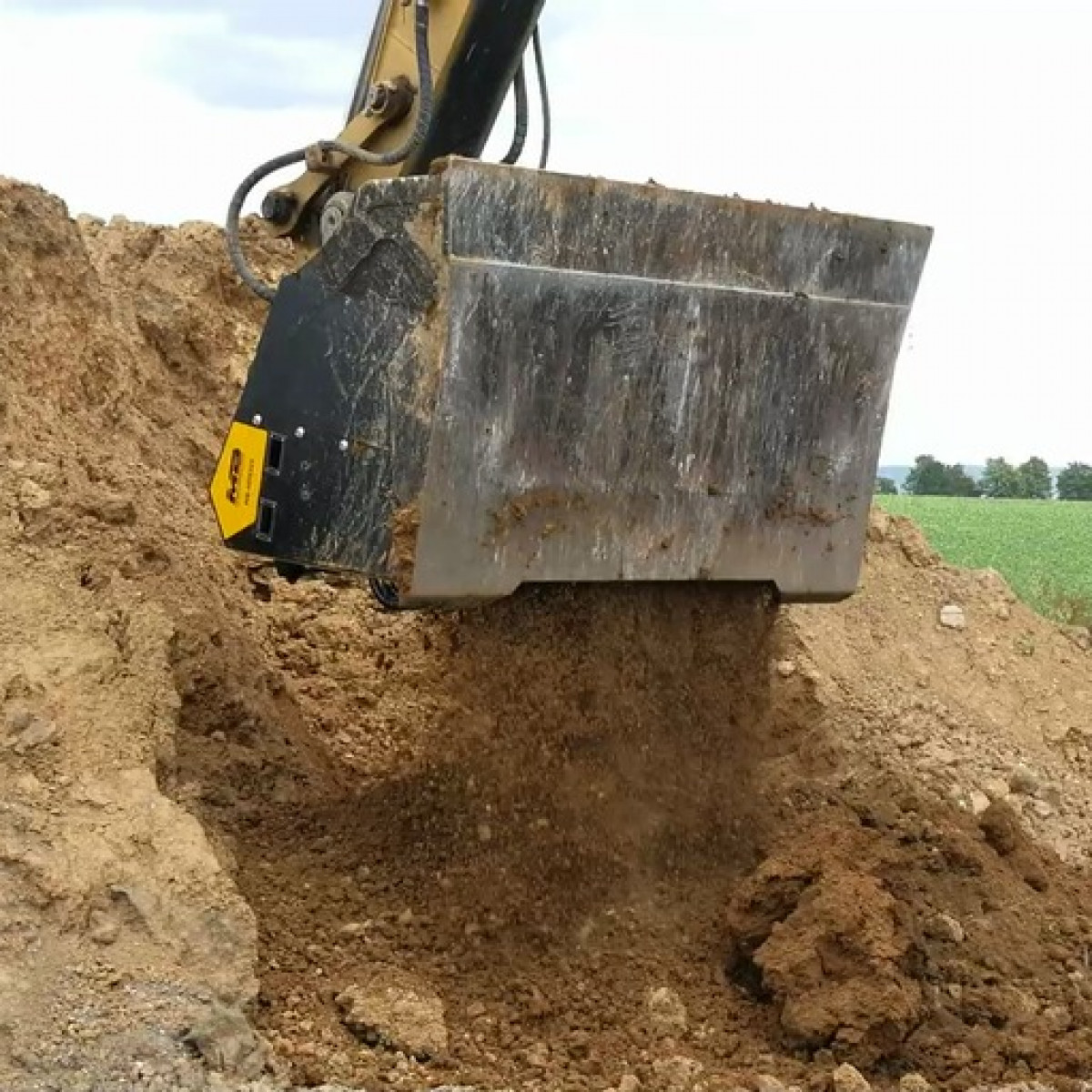 Schaufelseparator MB-HDS323 für Bagger, Baggerlader und Lader