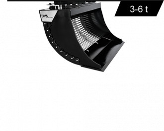 Hydrauliczna łyżka przesiewająca DMS 6080