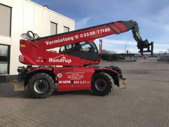 drehbarer Teleskoplader/Teleskopstapler HTLR 5021: 20,80 m Hubhöhe | 5 t Hubkraft