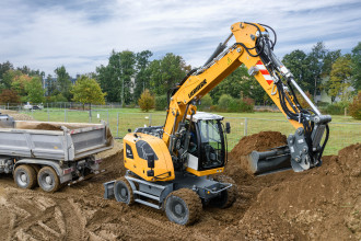 Liebherr A914 Mobilbagger Schwabach