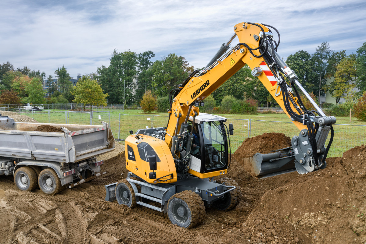 Liebherr A914 Compact Kurzheck Mobilbagger