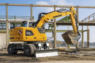Liebherr A918 Compact Kurzheck Mobilbagger Hennef (Sieg)