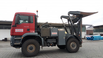 Seilwindentruck LKW mit Seilwinde 