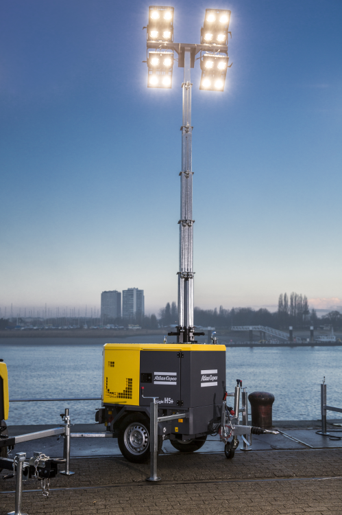 Lichtmast Atlas Copco H7+ LED mieten