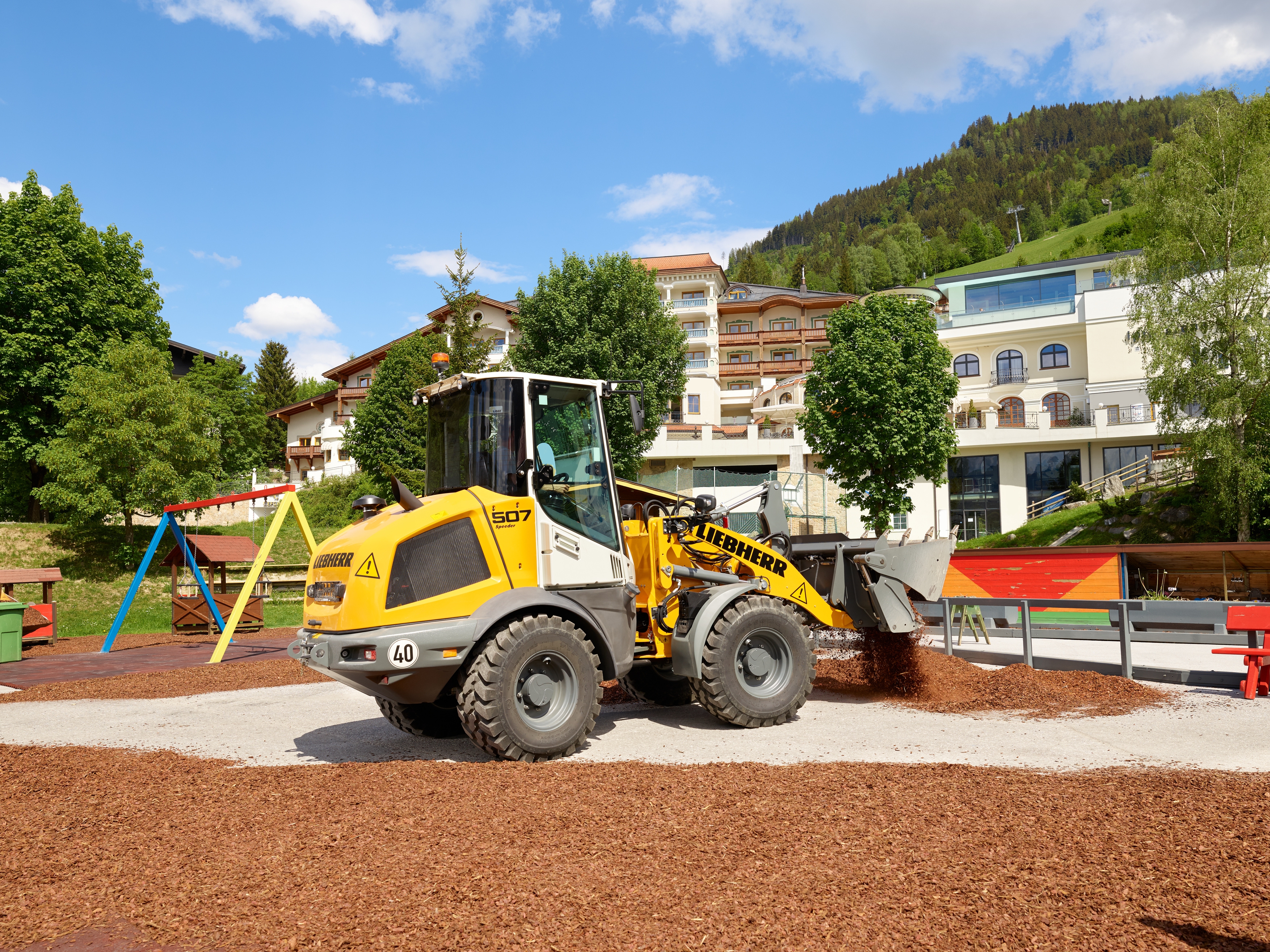 Radlader Liebherr L507 Stereo mieten