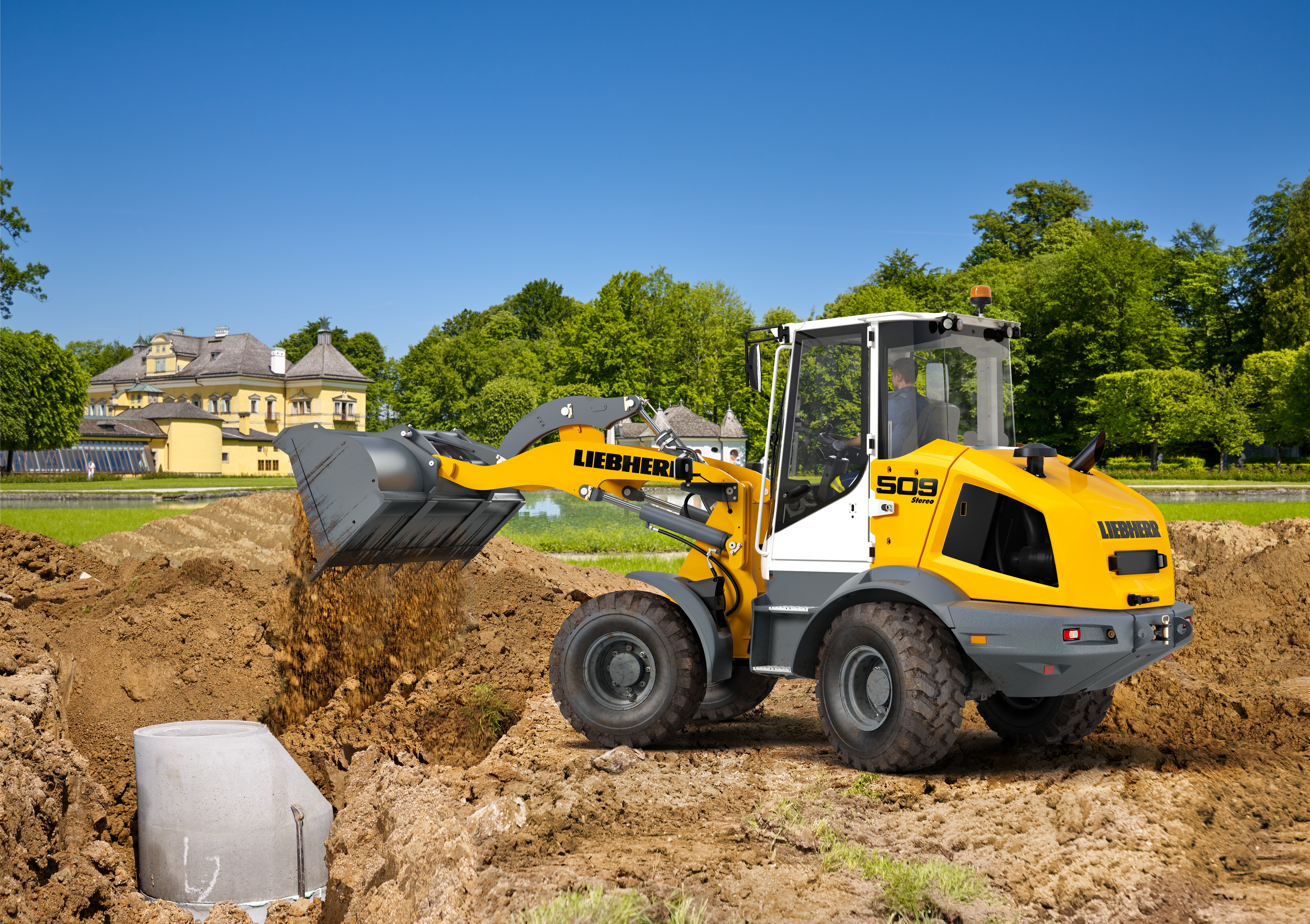 Radlader Liebherr L509 Stereo mieten