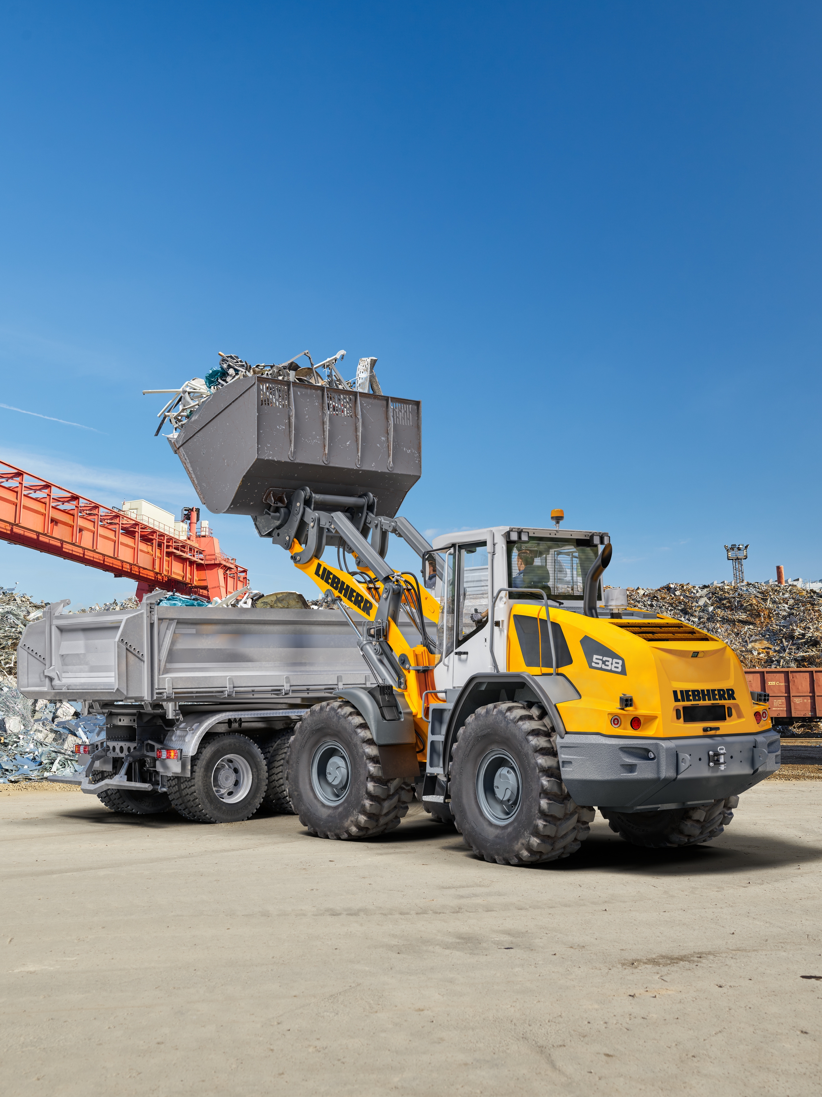 Radlader Liebherr L538 mieten