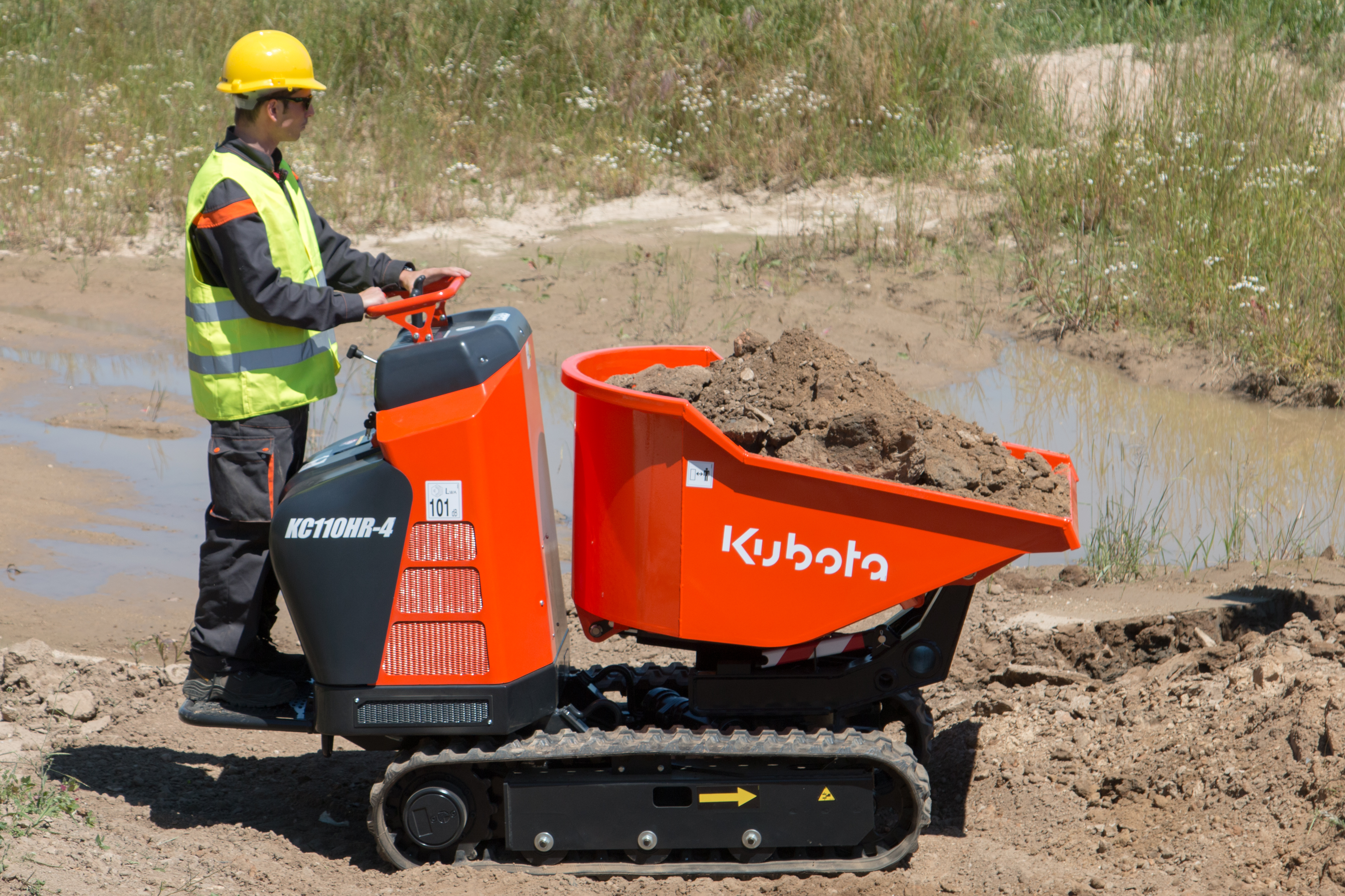 Kettendumper KC110HR-4 Kubota mieten