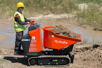 Kettendumper KC110HR-4 Kubota Cottbus