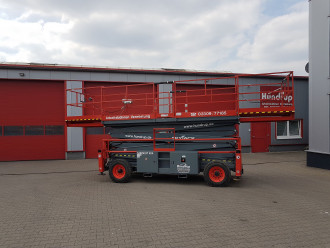 Scherenarbeitsbühne SJ9250 RT: 17,24 m Arbeitshöhe | Allrad | Megadeck | Diesel