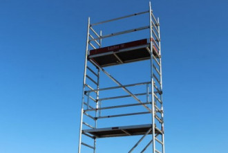 Fahrgerüst Layher Arbeitshöhe 8,3 m Dessau