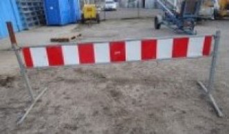 Sygnał ostrzegawczy 2,50 m Bezpieczeństwo na placu budowy 